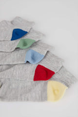 Boys 5-Pack Cotton Ankle Socks
