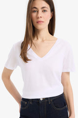 Regular Fit V-Neck Short Sleeve T-Shirt