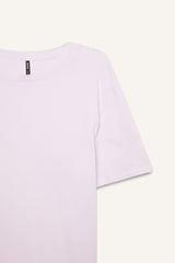 Regular Fit Cycling Collar Basic Flat Combed Short Sleeve T-shirt