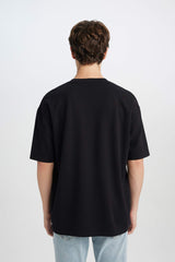 Oversize Fit Crew Neck Basic Heavy Fabric T-Shirt