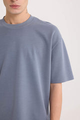 Oversize Fit Crew Neck Basic Heavy Fabric T-Shirt