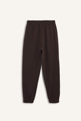 Cool Jogger Sweatpants with Printed Elastic Waist and Pockets