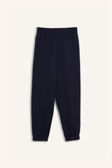 Cool Jogger Sweatpants with Printed Elastic Waist and Pockets