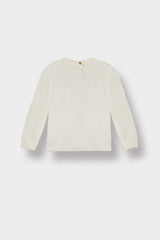 Baby Girl Crew Neck Knitted Sweater