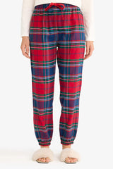 Plaid Long Flannel Pajama Bottom