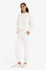 jogger Basic Thick Sweatshirt Fabric Trousers