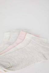 Girls 5-Pack Cotton Ankle Socks