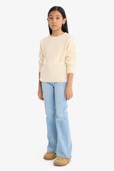 Girls' Crew Neck Knitted Sweater