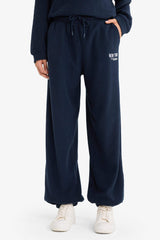 Standard Fit Drawstring Waist Pocket Polar Fleece Sweatpants