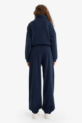 Standard Fit Drawstring Waist Pocket Polar Fleece Sweatpants