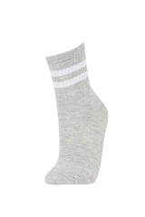 5 Pcs Cotton Long Socks