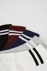 5 Pcs Cotton Long Socks