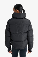 Defactofit Water Repellent Regular Fit Stand Collar Zippered Pocket Puffer Jacket