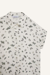 Coool Pattern Viscose Short Sleeve Shirt