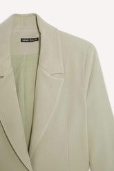 Oversize Fit Linen Blend Blazer