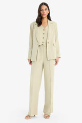 Oversize Fit Linen Blend Blazer