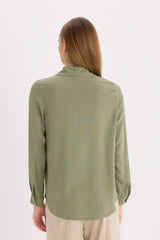 Regular Fit Basic Flat Long Sleeve Shirt