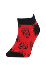 Boys Marvel Spiderman 3-Pack Cotton Ankle Socks