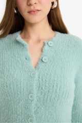 Cool Slim Fit Slim Cut Crew Neck Knitwear Cardigan