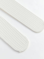 Self-Patterned Girls Thin Pantyhose, Pack Of 2