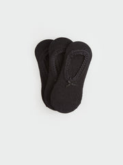 Self Patterned Women Ballerina Socks 3 Pack