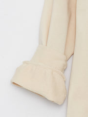 Polo Neck Printed Long Sleeve Girls Dress