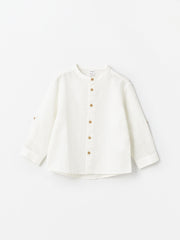 Long Sleeve Basic Baby Boy Shirt