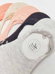 Patterned Women Ballerina Socks 5 Pack