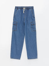 Comfortable Fit Boy Cargo Jean Trousers