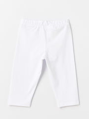 Elastic Waist Basic Girls Leggings