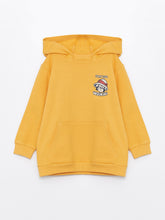 Hooded Nostalgic Monkey Printed Baby Boy Sweatshirt