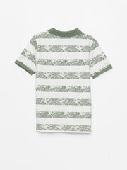 Polo Neck Printed Short Sleeve Boys T-Shirt