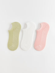 Women Flat Booties Socks 3 Pack