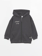 Hooded Long Sleeve Baby Boy Zipper Sweatshirt