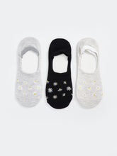 Patterned Women Ballerina Socks 3 Pack