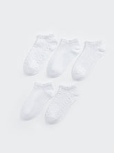 Patterned Girls Booties Socks 5-Pack