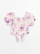 Square Neck Girl Crop Blouse