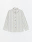 Comfortable Fit Striped Boys Shirt