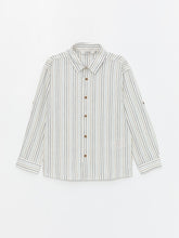 Comfortable Fit Striped Boys Shirt