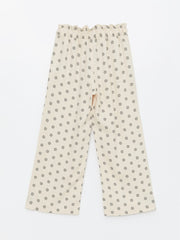 Wideleg Girls Trousers with Elastic Waist