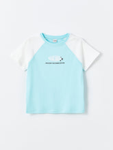 Crew Neck Printed Short Sleeve Girls T-Shirt