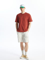 Standard Fit Gabardine Men Bermuda Shorts