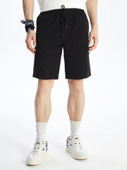 Standard Fit Gabardine Men Bermuda Shorts