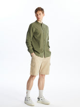 Standard Fit Gabardine Men Bermuda Shorts