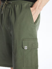 Standard Fit Gabardine Men Bermuda Shorts