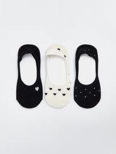 Patterned Women Ballerina Socks 3 Pack