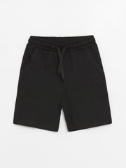 Basic Boy Shorts with Elastic Waist