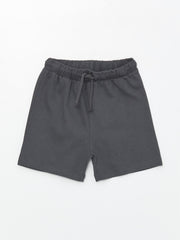 Basic Baby Boy Shorts with Elastic Waist, 2-pack