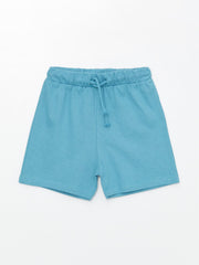 Basic Baby Boy Shorts with Elastic Waist, 2-pack