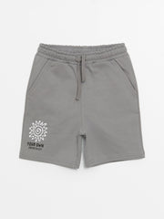 Printed Boys' Shorts with Elastic Waist
